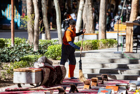 مراسم جزخوانی قرآن کریم در گذر فرهنگی چهارباغ - اصفهان