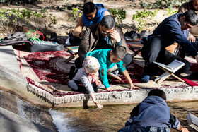 مراسم جزخوانی قرآن کریم در گذر فرهنگی چهارباغ - اصفهان