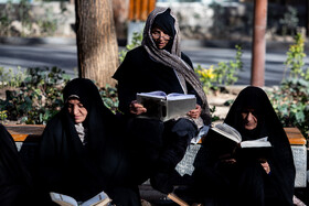 مراسم جزخوانی قرآن کریم در گذر فرهنگی چهارباغ - اصفهان