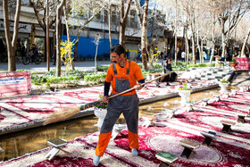 مراسم جزخوانی قرآن کریم در گذر فرهنگی چهارباغ - اصفهان