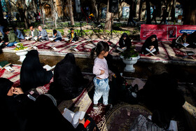 مراسم جزخوانی قرآن کریم در گذر فرهنگی چهارباغ - اصفهان