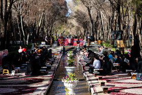 مراسم جزخوانی قرآن کریم در گذر فرهنگی چهارباغ - اصفهان