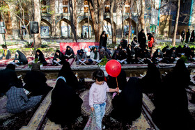 مراسم جزخوانی قرآن کریم در گذر فرهنگی چهارباغ - اصفهان