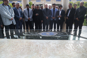 خاکسپاری پیکر پروفسور عبدالمجید رافعی - شیراز