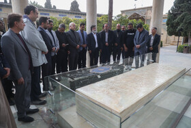 خاکسپاری پیکر پروفسور عبدالمجید رافعی - شیراز