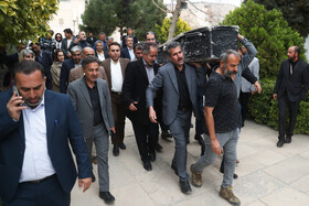 خاکسپاری پیکر پروفسور عبدالمجید رافعی - شیراز