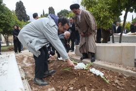 خاکسپاری پیکر پروفسور عبدالمجید رافعی - شیراز