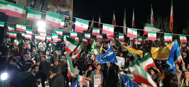 تجمع مردم سمنان در محکومیت تجاوز به کشورمان