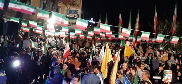 تجمع مردم سمنان در محکومیت تجاوز به کشورمان
