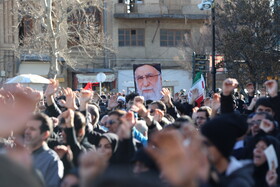 اجتماع مردم همدان درسوگ شهادت رهبرانقلاب
