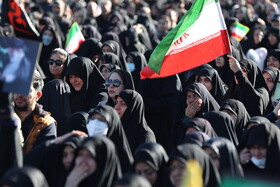 اجتماع مردم همدان درسوگ شهادت رهبرانقلاب