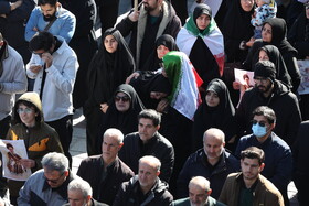 اجتماع مردم همدان درسوگ شهادت رهبرانقلاب