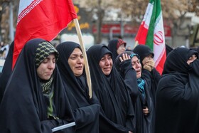 تجمع سوگواران رهبر شهید انقلاب در بجنورد