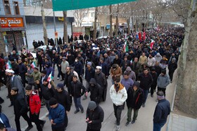 تجمع سوگواران رهبر شهید انقلاب در بجنورد
