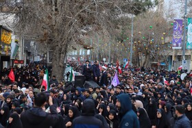 تجمع سوگواران رهبر شهید انقلاب در بجنورد