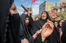 تجمع سوگواران رهبر شهید انقلاب در اهواز