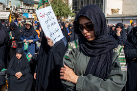 تجمع سوگواران رهبر شهید انقلاب در اهواز