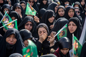 تجمع سوگواران رهبر شهید انقلاب در اهواز