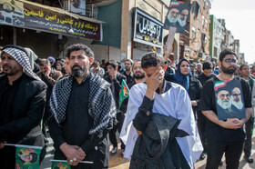 تجمع سوگواران رهبر شهید انقلاب در اهواز