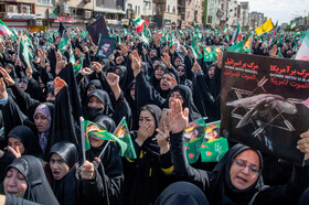 تجمع سوگواران رهبر شهید انقلاب در اهواز