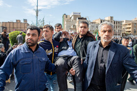 تجمع سوگواران رهبر شهید انقلاب در اهواز