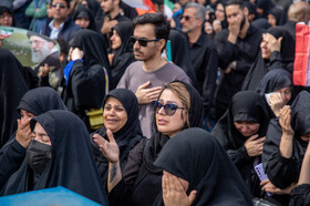 تجمع سوگواران رهبر شهید انقلاب در اهواز