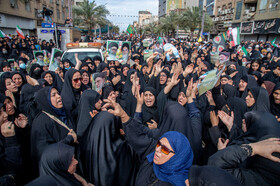 تجمع سوگواران رهبر شهید انقلاب در اهواز