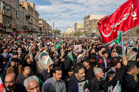 تجمع سوگواران رهبر شهید انقلاب در اهواز