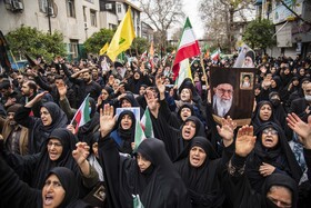 تجمع سوگواران رهبر شهید انقلاب در ساری