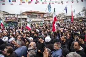 تجمع سوگواران رهبر شهید انقلاب در ساری