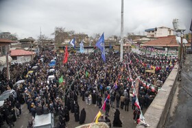 تجمع سوگواران رهبر شهید انقلاب در ساری