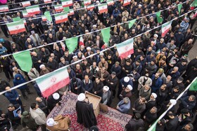 تجمع سوگواران رهبر شهید انقلاب در ساری