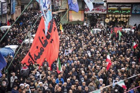 تجمع سوگواران رهبر شهید انقلاب در ساری