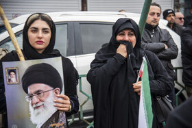 تجمع سوگواران رهبر شهید انقلاب در ساری
