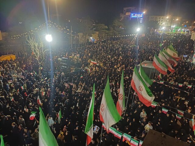 تجمع عظیم《عزا و اقتدار》مردم سمنان در پی شهادت رهبر معظم انقلاب