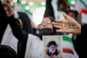 عزاداری بانوان در سوگ رهبر شهید انقلاب - قم