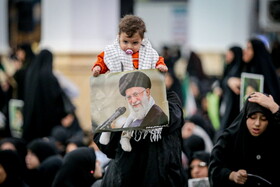 عزاداری بانوان در سوگ رهبر شهید انقلاب - قم