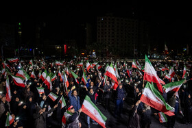 مراسم عزاداری در سوگ رهبر شهید انقلاب - تهران