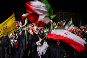مراسم عزاداری در سوگ رهبر شهید انقلاب - تهران