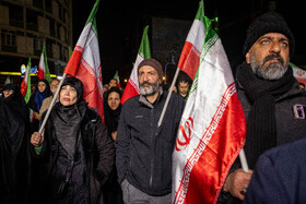 مراسم عزاداری در سوگ رهبر شهید انقلاب - تهران