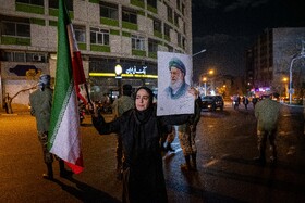 مراسم عزاداری در سوگ رهبر شهید انقلاب - تهران