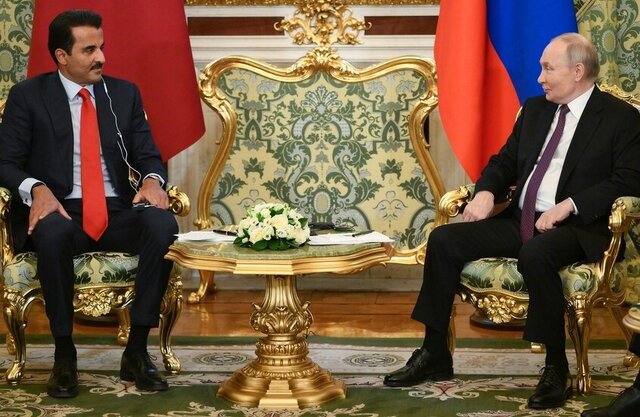 امیدواری امیر قطر و پوتین درباره پایان تنشها در سریعترین زمان ممکن امیدواری امیر قطر و پوتین درباره پایان تنشها در سریعترین زمان ممکن