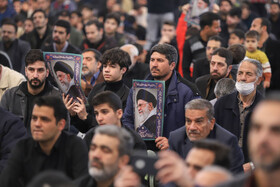 اجتماع عزاداران رهبر شهید - حرم مطهر رضوی