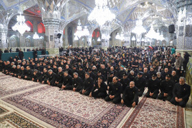 اجتماع عزاداران رهبر شهید - حرم مطهر رضوی