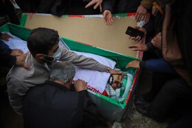 تشییع پیکر شهید ناو سروان «جواد ابراهیمی» - شیروان