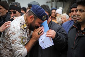 تشییع پیکر شهید ناو سروان «جواد ابراهیمی» - شیروان