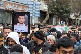 تشییع پیکر شهید ناو سروان «جواد ابراهیمی» - شیروان