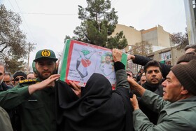 تشییع پیکر شهید ناو سروان «جواد ابراهیمی» - شیروان