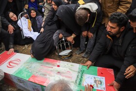 تشییع پیکر شهید ناو سروان «جواد ابراهیمی» - شیروان