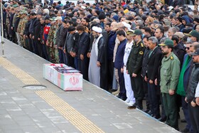 تشییع پیکر شهید ناو سروان «جواد ابراهیمی» - شیروان